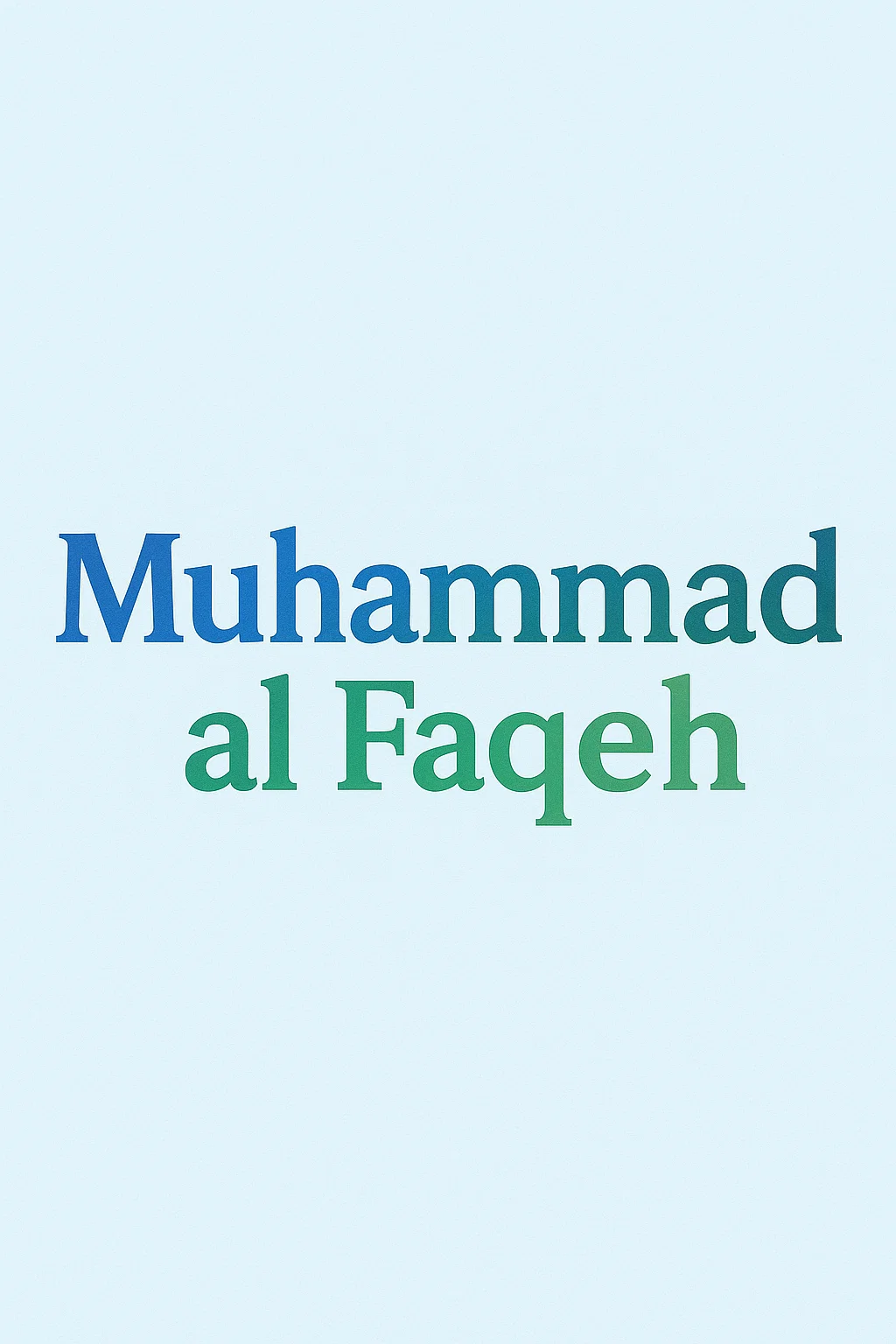 Sheikh Muhammad Al Faqih